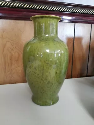 Vintage Royal Haeger Pottery 10 Inch Tall Green Vase • $50