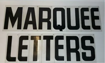 Stewart Co. Outdoor Marquee Rigid Sign Letters 6  On 7  Acrylic Panel A-Z Punctu • $1.99