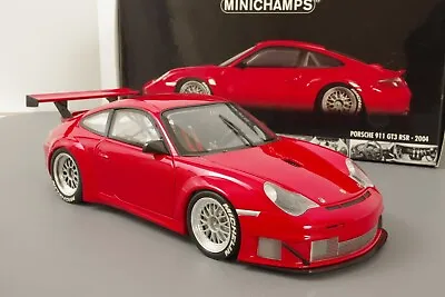 1/18 Minichamps Porsche 996 911 GT3 RSR 2004 Red- PAUL'S MODEL ART • $155