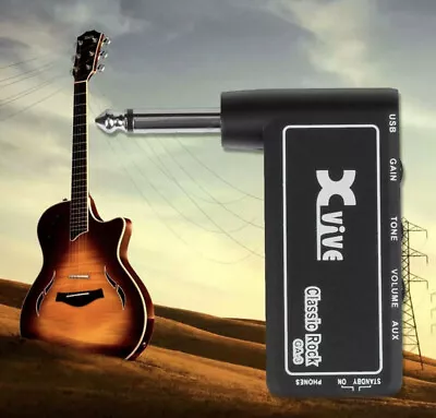 £19.99 • Buy Acoustic/Electric￼ Mini Amp - Adjustable Portable Guitar Plug In Headphone