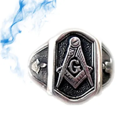 £61.89 • Buy Masonic Solid Sterling Silver Blue Lodge Master Mason 3rd Degree Men's Ring !!!!