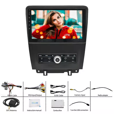 For 2010-2014 Ford Mustang Stereo Radio 10'' Android 10.1 Head Unit GPS Player • $223.79