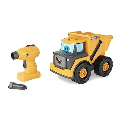 BUILD-A-BUDDY John Deere Dump Truck Toy With Toy Drill - AA Batteries Included • $27.99