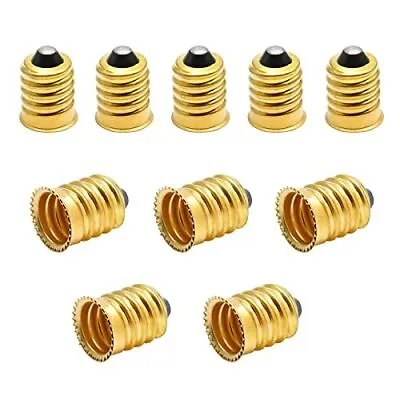 10 Pack E14 To E12 Adapter Converter European To Candelabra Reducer Pure Coppe • $10.76