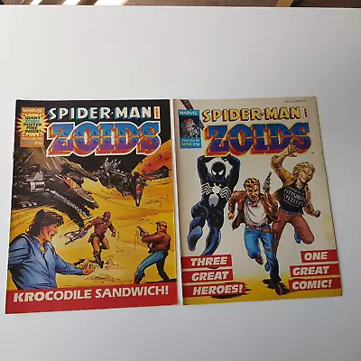 Zoids & Spiderman Comics  33 + 34 • £5.99