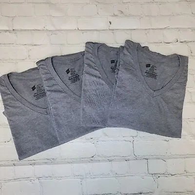 $14.99 • Buy Hanes V-Neck Undershirt 4-Pack T-Shirt Short Sleeve Ultimate Men's Mesh Sz. S