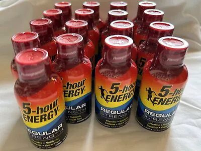 17 Bottles 5-hour Energy Regular Strength Pomegranate Sugar Free 1.93 2/25 • $32