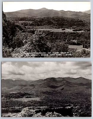 Mountain House Keene New York NY Lot Of 2 RPPC Photo Postcards Adirondacks Vtg • $7.99