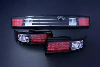 JDM NISSAN Silvia S14 KOUKI D-MAX LED Tail Lamp & Garnish Black DMAX From Japan • $474.99