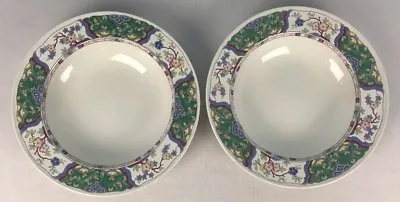 Mikasa Villa Medici Bowl CV900 Lot If 2 Provincial Large Rim Soup Cereal 9.5” • $12.97