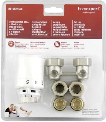 Honeywell Homexpert Compact Radiator Installation Kit H Block Corner HB15AH4CEE • £29.99