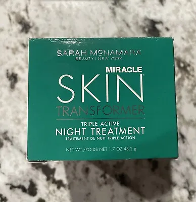 New NIB Sarah McNamara MIRACLE SKIN Transformer Triple Active Night Treatment • $75