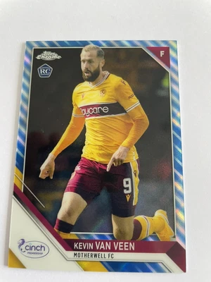 £11 • Buy Kevin Van Veen Blue 017/125 Rookie Motherwell FC - Topps Chrome 2021/22 SPFL