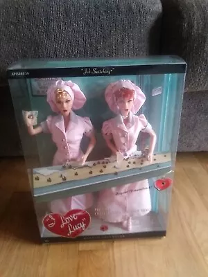 I Love Lucy Barbie Lucy & Ethel Job Switching Episode 39 Doll 2008 L9585 New • $35