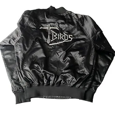 Vintage Ford T-BIRD Thunderbird Coupe Car Satin Jacket Sz M Classic Automobile • $49.95