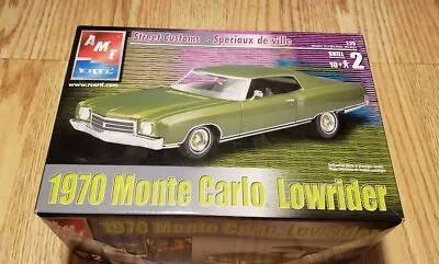 1970 AMT Monte Carlo Lowrider 1:25 Model Kit 31850 - Model Kit - Partially Built • $24.99