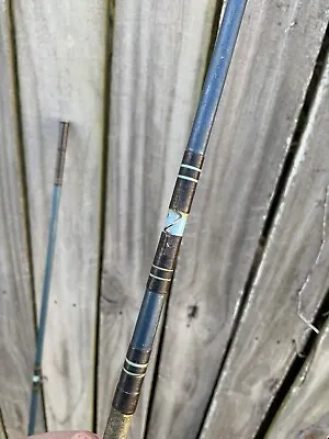 Vintage RARE BLUE Abu Garcia Conolon? 8’ 2 Pc Fly Fishing Rod Pole • $49.95