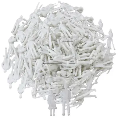 200PCS Unpainted Model Figures Miniature People Passerby Scale 1:75 • $9.66