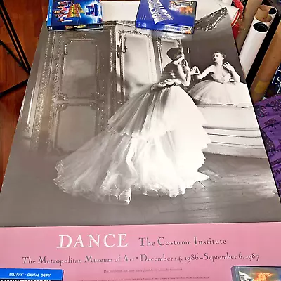 Dance  The Costume Institute Metropolitan Of Art Museum 1986 Dior Poster 31X24 • $25