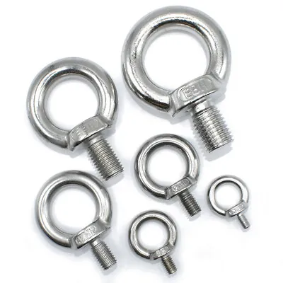 £2.19 • Buy A2 Stainless Steel Lifting Eye Nuts / Bolts M6 M8 M10 M12 M16 M20 Female, Bolt
