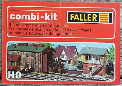 Vintage FALLER Combi-Kit Catalogue HO In English En Français In Het Nederlands • £6.50