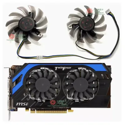 For MSI N670GTX Hawk N660Hawk N660Ti OC Hawk N650Ti Hawk Graphics Card Fan • $22.26