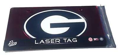 Rico Laser Tag Georgia Bulldogs Laser  Inlaid Metal License Plate • $22.99