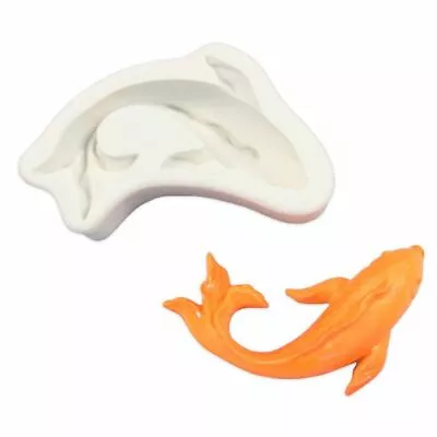 Silicone Carp Fish Cake Fondant Mold Chocolate Baking Soap Topper Decor Mould • £3.59