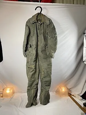 USAF Flight Suit Coverall Flying Mens Sandler Bros I/P Green Medium Regular 1958 • $120