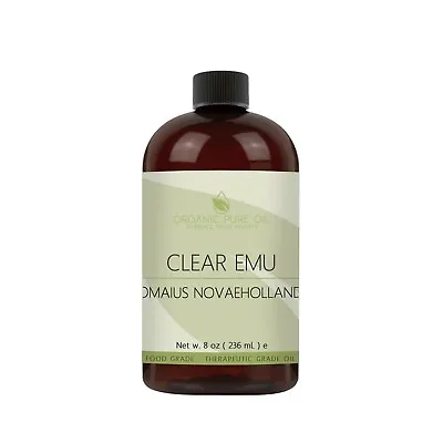 Australian Clear Emu Oil 100% Pure Ultra Refined 8oz Skin Care Hydrating Non-gmo • $19.99
