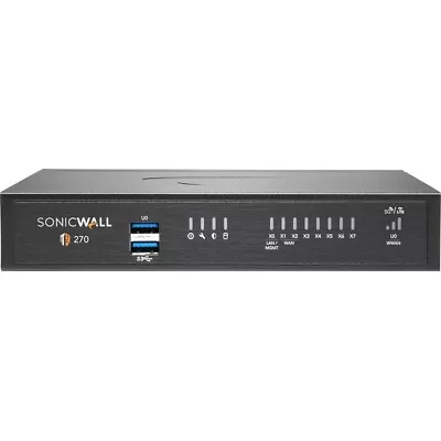 SonicWall TZ270 Network Security/Firewall Appliance (02-ssc-6846) (02ssc6846) • $805.17