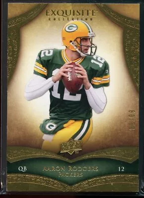 Aaron Rodgers 2009 Exquisite Collection PACKERS 80/80 • $300