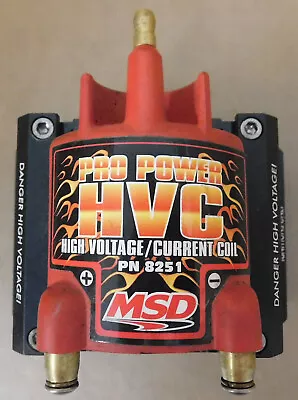 MSD 6 HVC 8251 Ignition Coil 45000KV Epoxy Windings For HVC Ignition Only! • $139.99