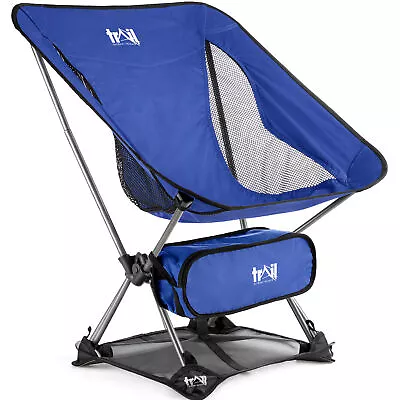 Folding Camping Chair Lightweight Portable Outdoor Garden Beach Seat Trail • £24.19