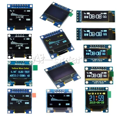 0.91/0.95/0.96/0.66/1.3inch OLED LCD LED Display Module IIC I2C/SPI For Arduino • £2.66