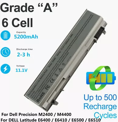 5200mAh Battery For Dell Latitude E6400 E6410 E6500 E6510 PT434 MP303 4M529  • $15.99