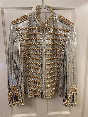 Michael Jackson Silver White Gold Jacket • £30
