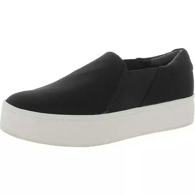 Vince Womens Warren Black Velvet Casual Shoes Shoes 7.5 Medium (BM) BHFO 6091 • $29.99