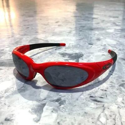 Oakley Eye Jacket 2.0 Scotty Cannon Red Sunglasses Made In USA Rare Discontinued • $569.99