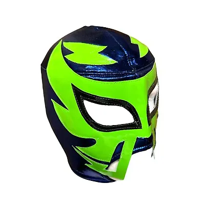 RAYMAN (pro-fit) Lucha Libre Mexican Wrestling Luchador Costume Mask - Blu/Green • $19.99