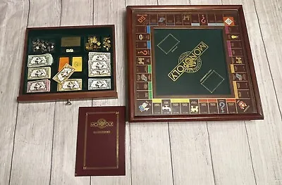 Franklin Mint Collector's Edition Monopoly Game 1991 Gold Silver Vintage Read! • $299.95