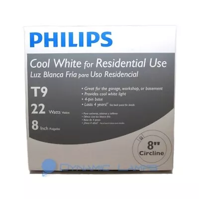 391169 Philips FC8T9/COOL WHITE PLUS 22W Circular Fluorescent Lamp • $13.49