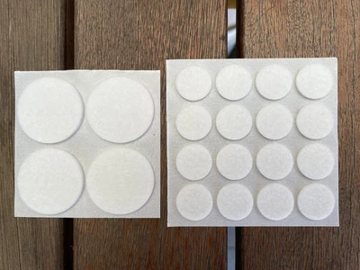 $12.95 • Buy 20x IKEA FIXA Stick-on Furniture Feet Leg Tip Felt Pads Floor Protectors Savers