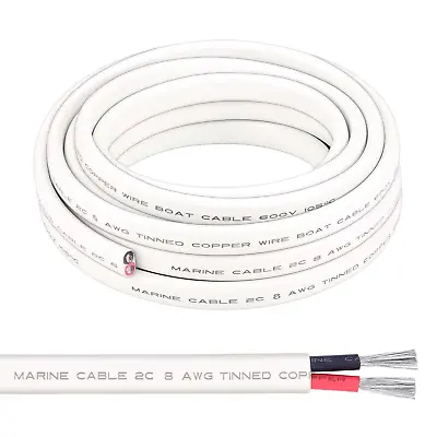 8 Gauge Marine Wire - High Quality Marine Insulated Cable - Multi Use • $55.66