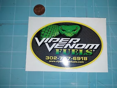 VIPER VENOM FUELS Sticker Decal RACING ORIGINAL Old Stock • $3.98