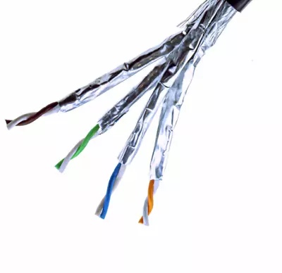 £11.49 • Buy 15m External Shielded CAT6A Outdoor Burial Use, 100% COPPER Ethernet S/FTP Cable
