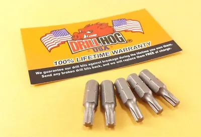 Drill Hog® T-40 Insert Bit Torx T-40 Star Bit T-40 X 1  Lifetime Warranty 5 Pc • $7.59