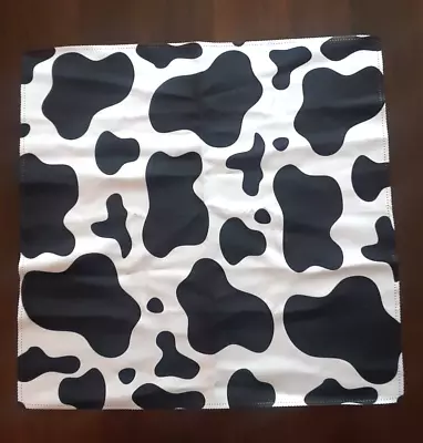 Cow Print Cloth Napkins Set Of 12 Cow Design 19.5  Square Kitchen Dinning Linens • £15.43