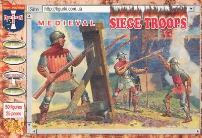 172 Medieval Siege Troops Orion/Haron 72019 Plastic Model Kit • $11.60