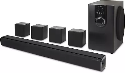5.1 Home Theater System With Bluetooth 6 Surround Speakers Wall Mountable Inc • $174.99